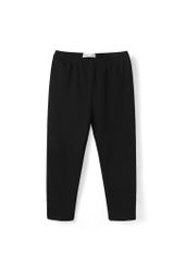 Quần Legging Bé Gái Thun Gân Đen