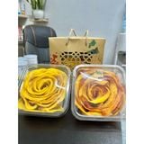  Xoài Sấy Dẻo Muối Ớt Thương Hiệu Hana Nguyên, Kết Hợp Vị Chua Cay Mặn Ngọt, Đồ Ăn Vặt 