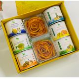  Hộp quà trái cây sấy thăng hoa Hana Nguyên đa dạng nhiều vị trái cây, làm quà tặng 