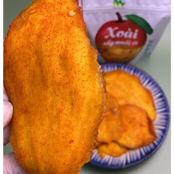  Xoài sấy dẻo muối ớt 50g Thương Hiệu HANA NGUYÊN 