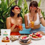  Vải sấy thăng hoa dạng lon 25g, sang trọng dùng làm quà tặng, độc quyền thương hiệu HANA NGUYÊN 