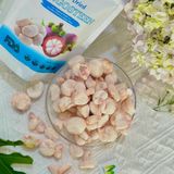  Măng cụt sấy thăng hoa 50g HANA NGUYÊN, giòn, có vị chua và ngọt, đồ ăn vặt trái cây 