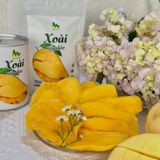  Xoài sấy dẻo HANA NGUYÊN, vị chua ngọt tự nhiên, đồ ăn vặt với chất lượng xuất khẩu 