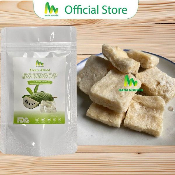  Combo đậm chuyện 3 món trái cây sấy thăng hoa túi 18g và 2 món trái cây sấy dẻo 50g HANA NGUYÊN 