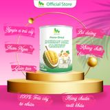  Sầu riêng mix hạt điều sấy thăng hoa dạng lon 50g, độc quyền thương hiệu HANA NGUYÊN 