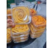  Xoài sấy dẻo xếp hoa Hana Nguyên, vị chua ngọt tự nhiên, đồ ăn vặt, đạt chất lượng xuất khẩu 