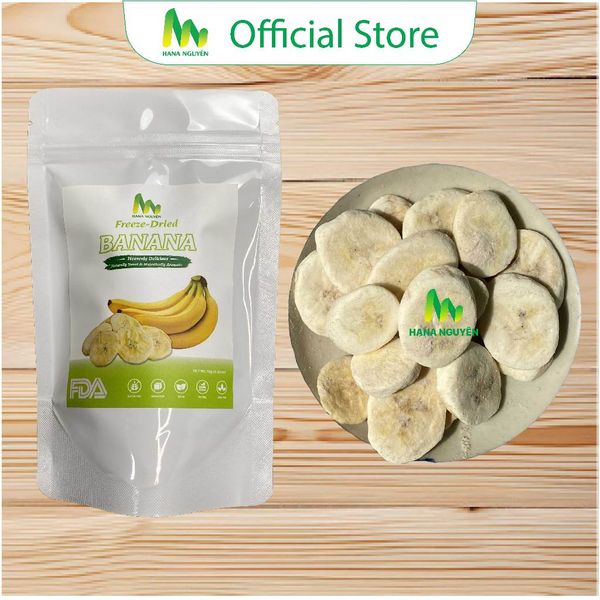  Chuối sấy thăng hoa 18g Thương Hiệu Hana Nguyên 