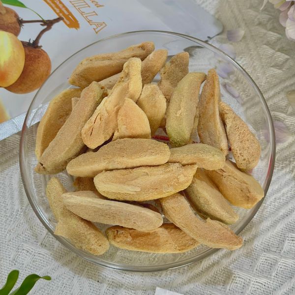  Sapoche sấy thăng hoa HANA NGUYÊN, vị ngọt tự nhiên, đồ ăn vặt trái cây, chuyên đi xuất khẩu 