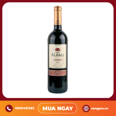 VANG ĐỎ TÂY BAN NHA VINA ALBALI RESERVA TEMPRANILLO