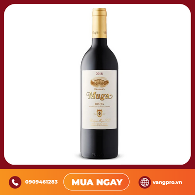 VANG ĐỎ TÂY BAN NHA MUGA RIOJA RESERVA 2016