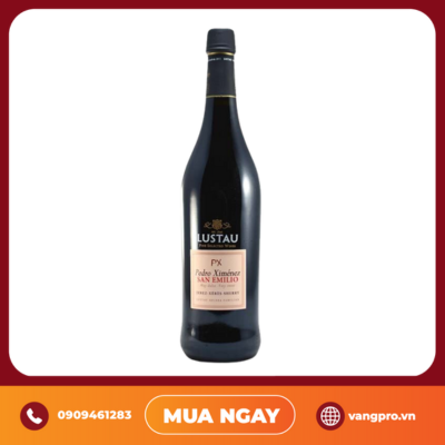 VANG ĐỎ TÂY BAN NHA LUSTAU PEDRO XIMENEZ SAN EMILIO