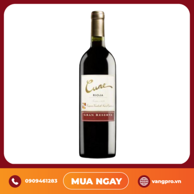 VANG ĐỎ TÂY BAN NHA CUNE GRAN RESERVA CVNE RIOJA DOC