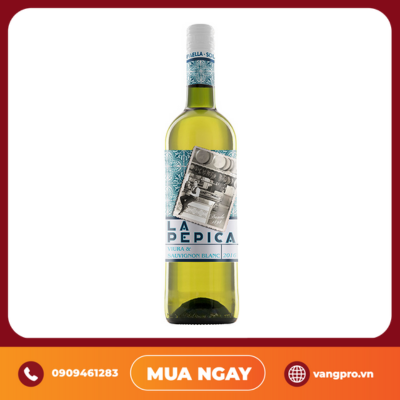 VANG TRẮNG TÂY BAN NHA LA PEPICA VIURA SAUVIGNON BLANC