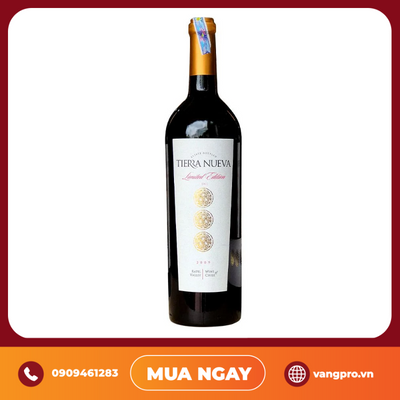 VANG ĐỎ CHILE TIERRA NUEVA LIMITED EDITION