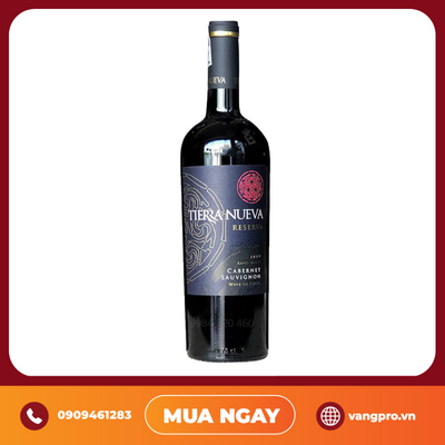 VANG ĐỎ CHILE TIERRA NUEVA RESERVA CABERNET SAUVIGNON