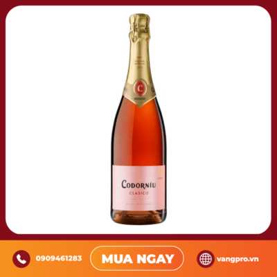 VANG NỔ TÂY BAN NHA CODORNIU CLASICO ROSADO
