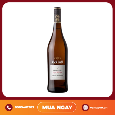 VANG TRẮNG TÂY BAN NHA LUSTAU MANZANILLA PAPIRUSIA