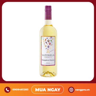 VANG TRẮNG TÂY BAN NHA SATINELA MARQUES DE CACERES SEMI DULCE