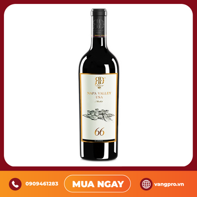 VANG ĐỎ MỸ NAPA VALLEY 66 MERLOT 2011