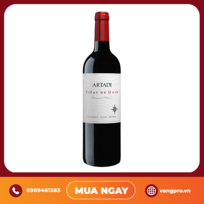 VANG ĐỎ TÂY BAN NHA ARTADI VINAS DE GAIN TEMPRANILLO