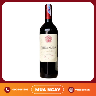 VANG ĐỎ CHILE TIERRA NUEVA TRADICION CABERNET SAUVIGNON