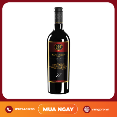 VANG ĐỎ MỸ NAPA VALLEY 77 SYRAH 2010