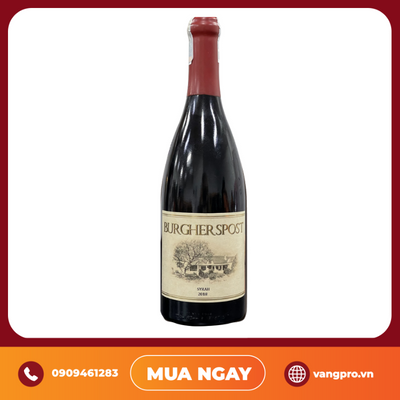 VANG ĐỎ NAM PHI BURGHERSPOST SYRAH