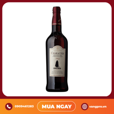 VANG ĐỎ TÂY BAN NHA CHARACTER DRY ALMONTILLADO SHERRY SANDEMAN