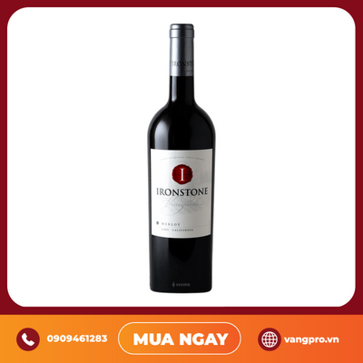 VANG ĐỎ MỸ IRONSTONE MERLOT LODI CALIFORNIA