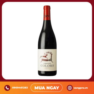 VANG ĐỎ TÂY BAN NHA CERVOLES CELLER COLORS RED