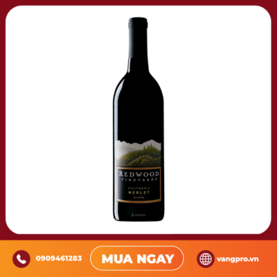 VANG ĐỎ MỸ REDWOOD MERLOT