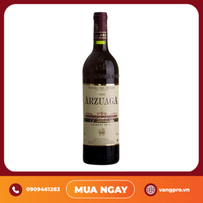 VANG ĐỎ TÂY BAN NHA ARZUAGA TINTO CRIANZA RIBEIRA DE DUERO