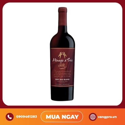 VANG ĐỎ MỸ MENAGE A FROIS SILK SOFT RED BLEND