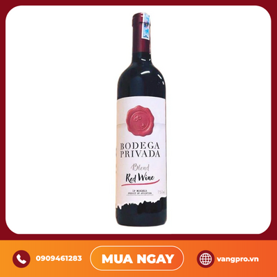 VANG ĐỎ ARGENTINA BODEGA PRIVADA BLEND RED WINE