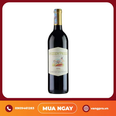 VANG ĐỎ MỸ MOODY PRESS CELLARS CABERNET SAUVIGNON