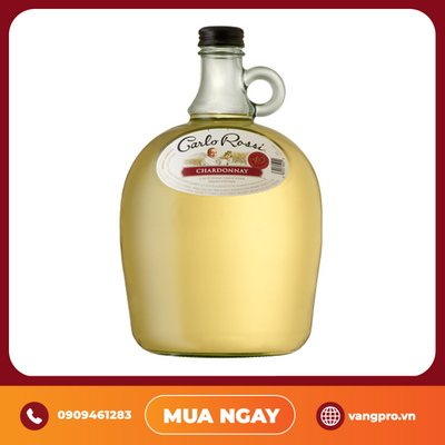 VANG TRẮNG MỸ CARLO ROSSI CHARDONNAY 1.5L