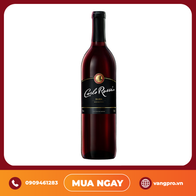 VANG ĐỎ MỸ CARLO ROSSI DARK BOLD RED WINE