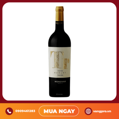 VANG ĐỎ TÂY BAN NHA MONOVAR BODEGAS TEMPUS REGIT MERLOT