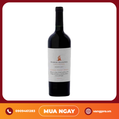 VANG ĐỎ URUGUAY NOBLE ALIANZA FAMILIA TRAVERSA RESERVA