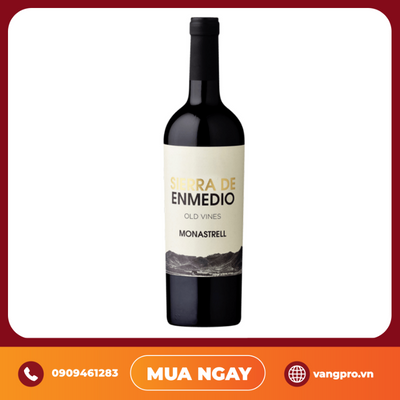 VANG ĐỎ TÂY BAN NHA SIERRA DE ENMEDIO OLD VINES MONASTRELL