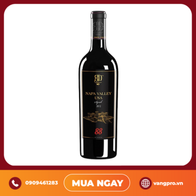 VANG ĐỎ MỸ NAPA VALLEY 88 SYRAH 2012