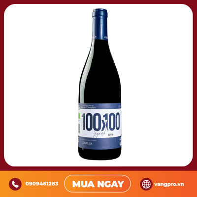 VANG ĐỎ TÂY BAN NHA 100X100 JUMILLA SYRAH ORGANIC