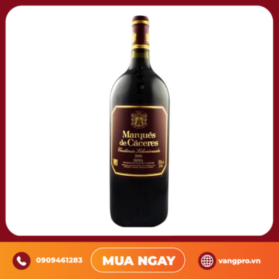 VANG ĐỎ TÂY BAN NHA MARQUES DE CACERES CRIANZA RIOJA