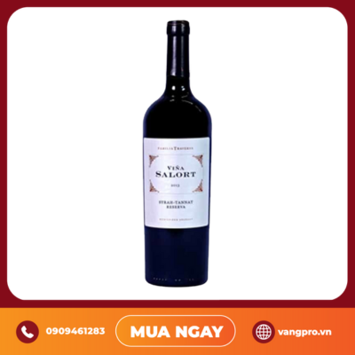 VANG ĐỎ URUGUAY VINA SALORT SYRAH TANNAT ROBLE RESERVA