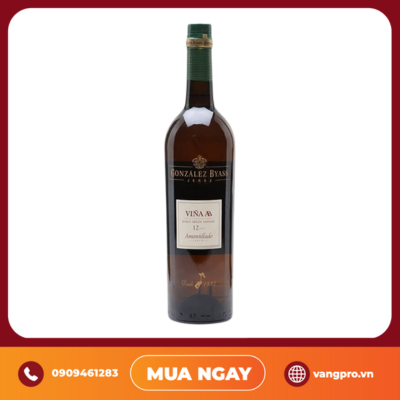 VANG TRẮNG TÂY BAN NHA GONZALEZ BYASS VINA AB AMONTILLADO