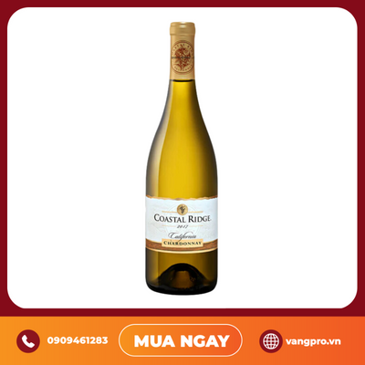 VANG TRẮNG MỸ COASTAL RIDGE CALIFORNIA CHARDONNAY