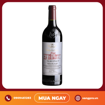 VANG ĐỎ TÂY BAN NHA VALBUENA 5° TINTO RIBERA DEL DUERO VEGA SICILIA