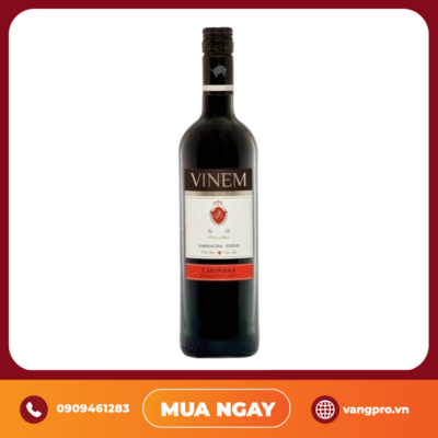 VANG ĐỎ TÂY BAN NHA VINEM GARNACHA SYRAH