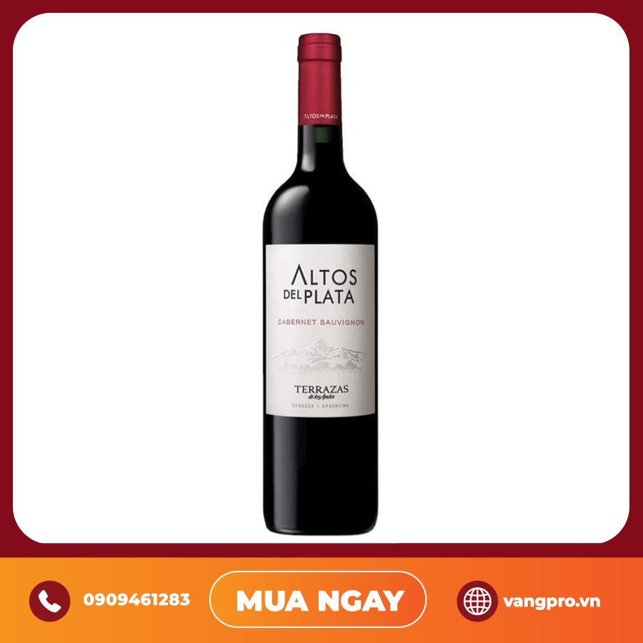 Vang Đỏ Argentina Altos Del Plata Terrazas Cabernet Sauvignon