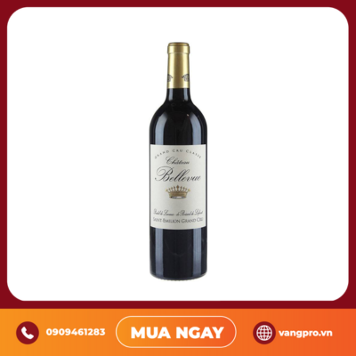 VANG ĐỎ PHÁP CHATEAU BELLEVUE SAINT EMILION GRAND CRU CLASSÉ 2010